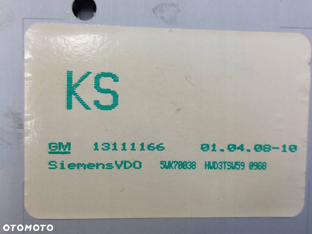 RADIO ODTWARZACZ WYŚWIETLACZ OPEL ZAFIRA B LIFT 13111166 13272816 - 5