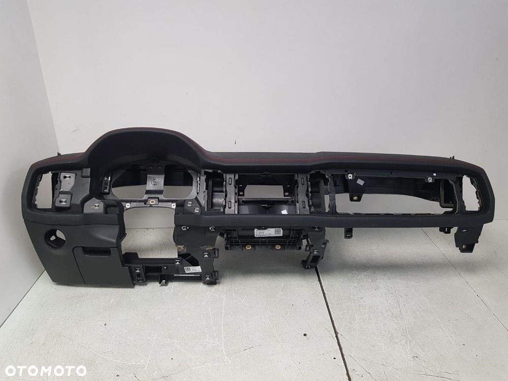 ORYGINALNA KONSOLA DESKA ROZDZIELCZA KOKPIT SKODA KODIAQ LIFT CZERWONA NITKA 566857007H - 2