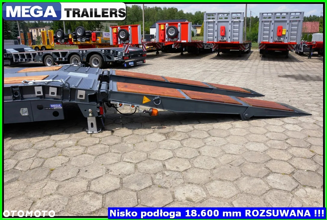 Mega Nisko-podwoziowa dł. 18,60 Mm, ROZSUWANA - KONTENERY 20, 30, 40 Ft !!! - 21
