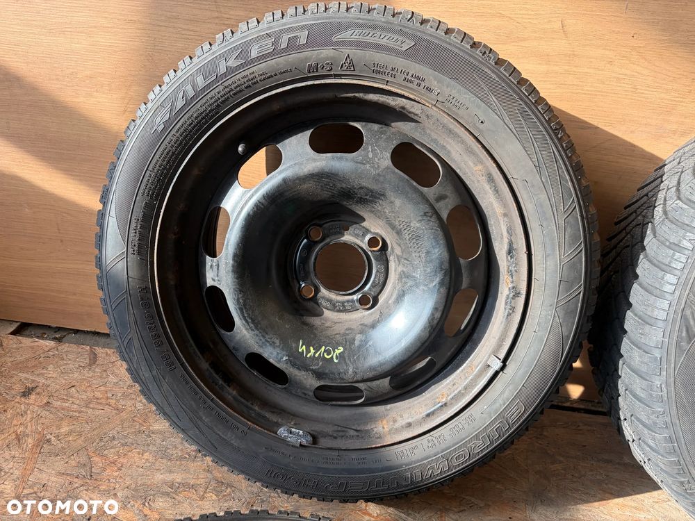 Felgi koła stalowe opony zimowe Peugeot Citroen Opel 195/55R16 4x108 6,5Jx16 ET32 - 4