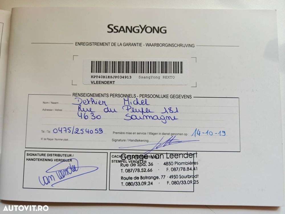 SsangYong REXTON 2.2 e-XDi 220 4WD Aut. Sapphire - 23