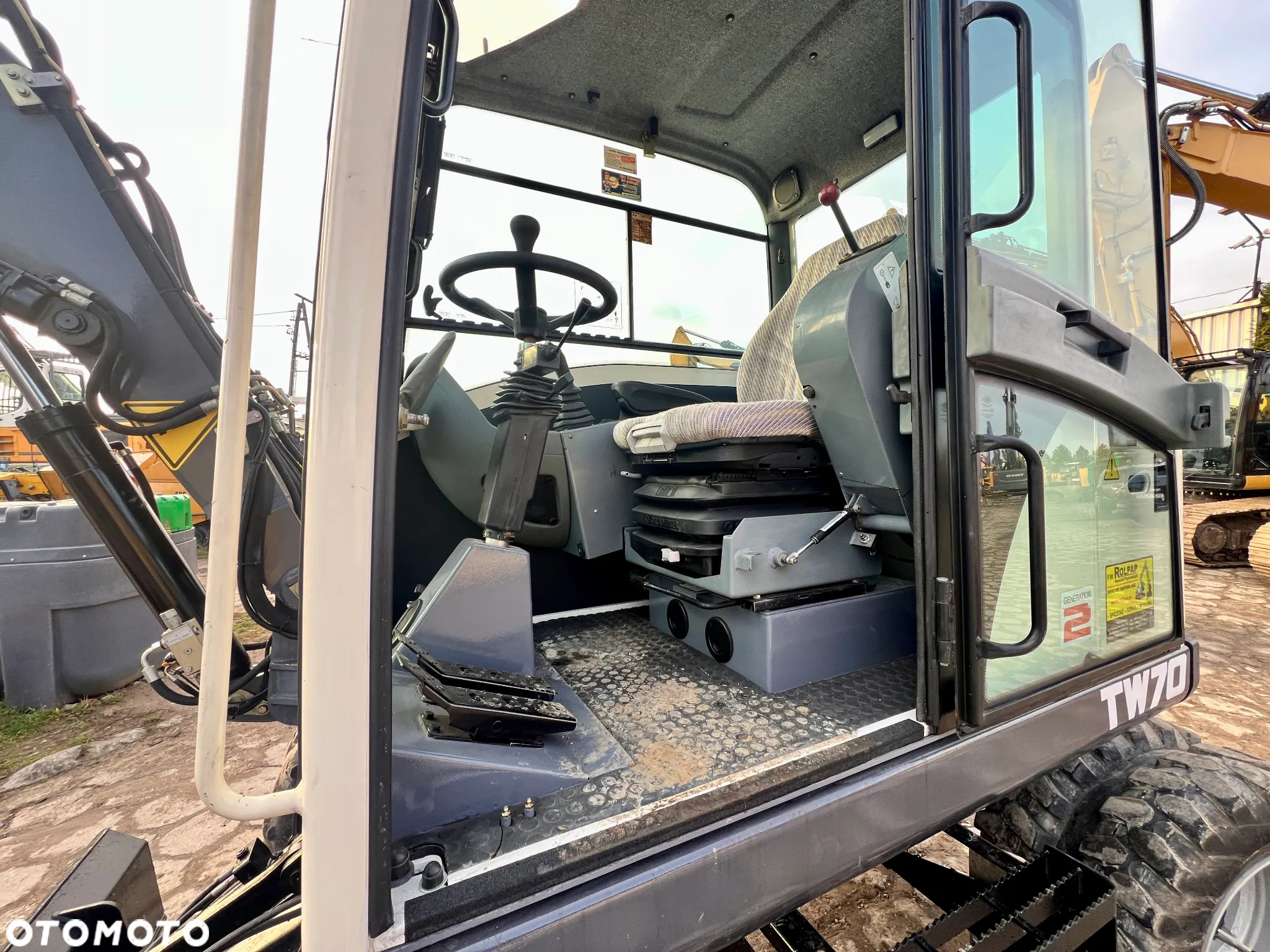 Terex koparka kołowa TW70 3 ŁYŻki + widły, Rototilt, 5000mtg - 14