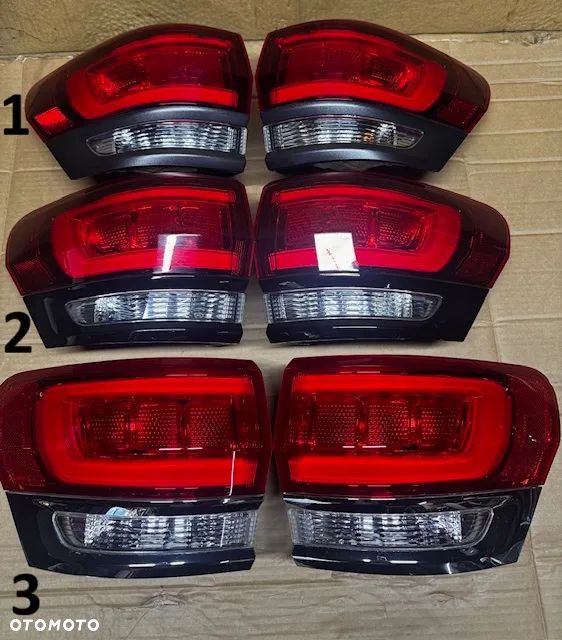 Lampy tylne Jeep Grand Cherokee