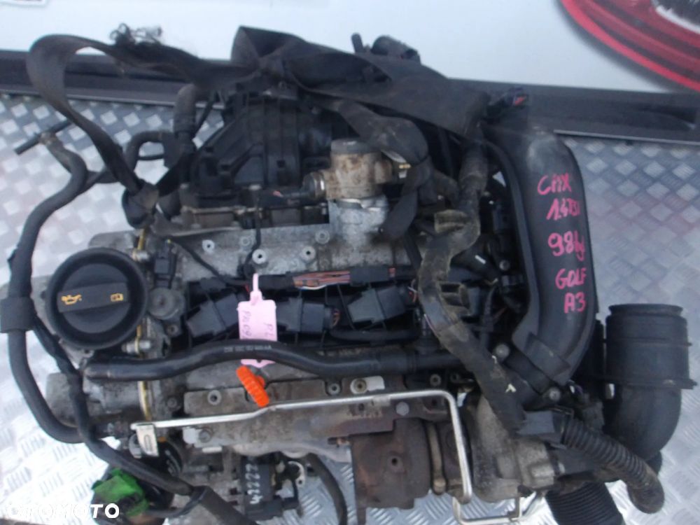 SILNIK KOMPLETNY AUDI A3 VW GOLF 1.4 TSI CAX 98 TYS - 2