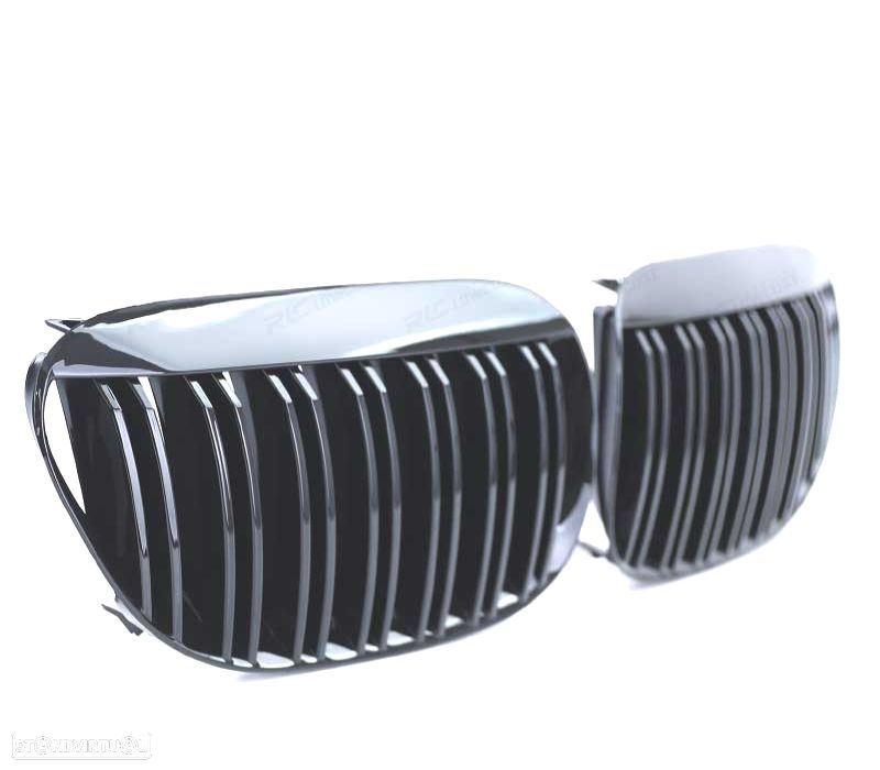 GRELHA BMW E63 04- PRETO BRILHANTE - 3