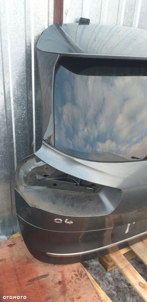 citroen c4 ii picasso 13- klapa bagażnika tył listwa chrom - 3