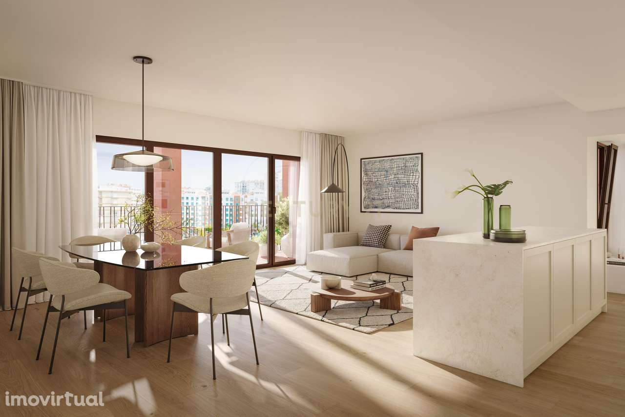 Apartamento T4 Duplex C/Terraço e Estacionamento - Empreendimento Alma - Grande imagem: 5/12