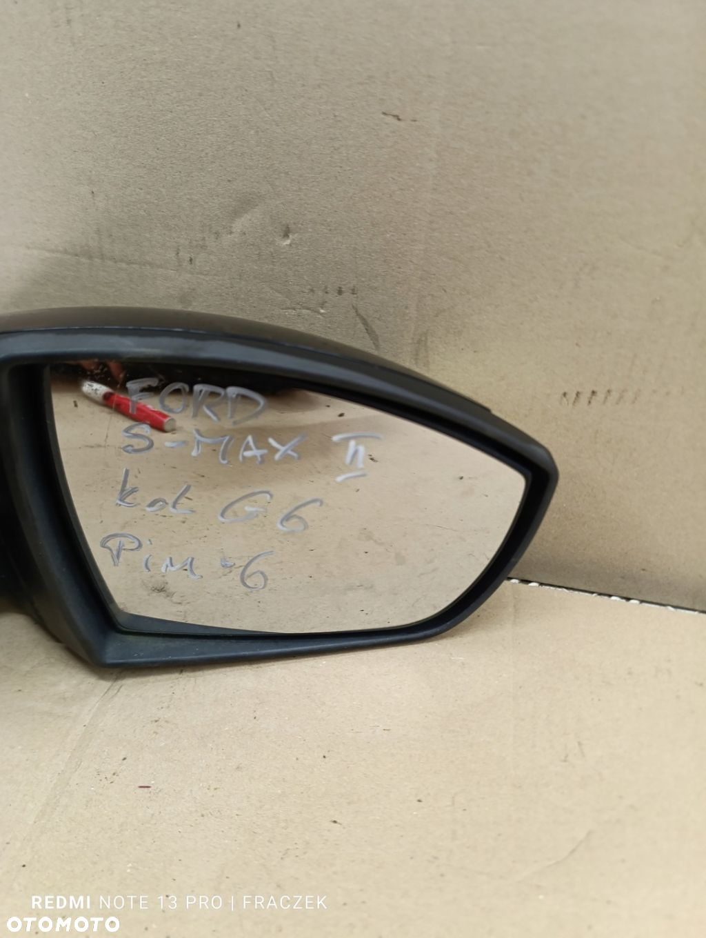FORD S-MAX MK1 G6 LUSTERKO LEWE 5 PIN LUB PRAWE 6PIN - 13