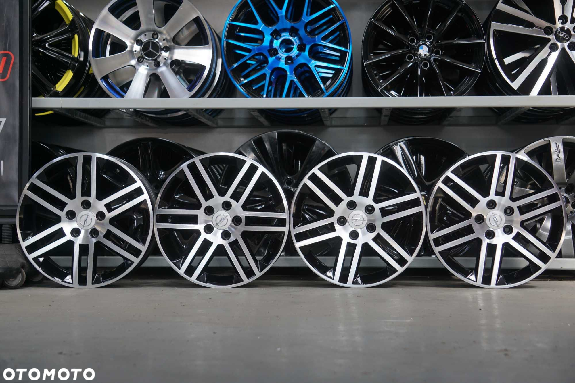 Alufelgi GM oryginal 5x110 7Jx17 et41 cb65,1mm czarny polysk i cnc - 3