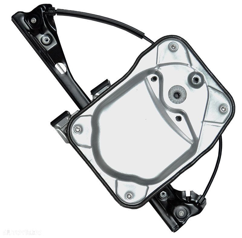 Macara geam Skoda Fabia 2 Fata Stanga 2007-2010, cu panou, fara motoras, electrica - 1