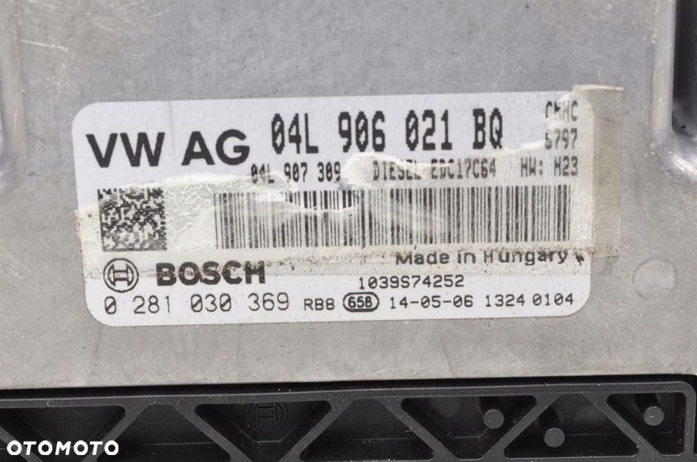 AUDI A4 B8 2.0 TDI STEROWNIK SILNIKA 04L906021BQ - 2