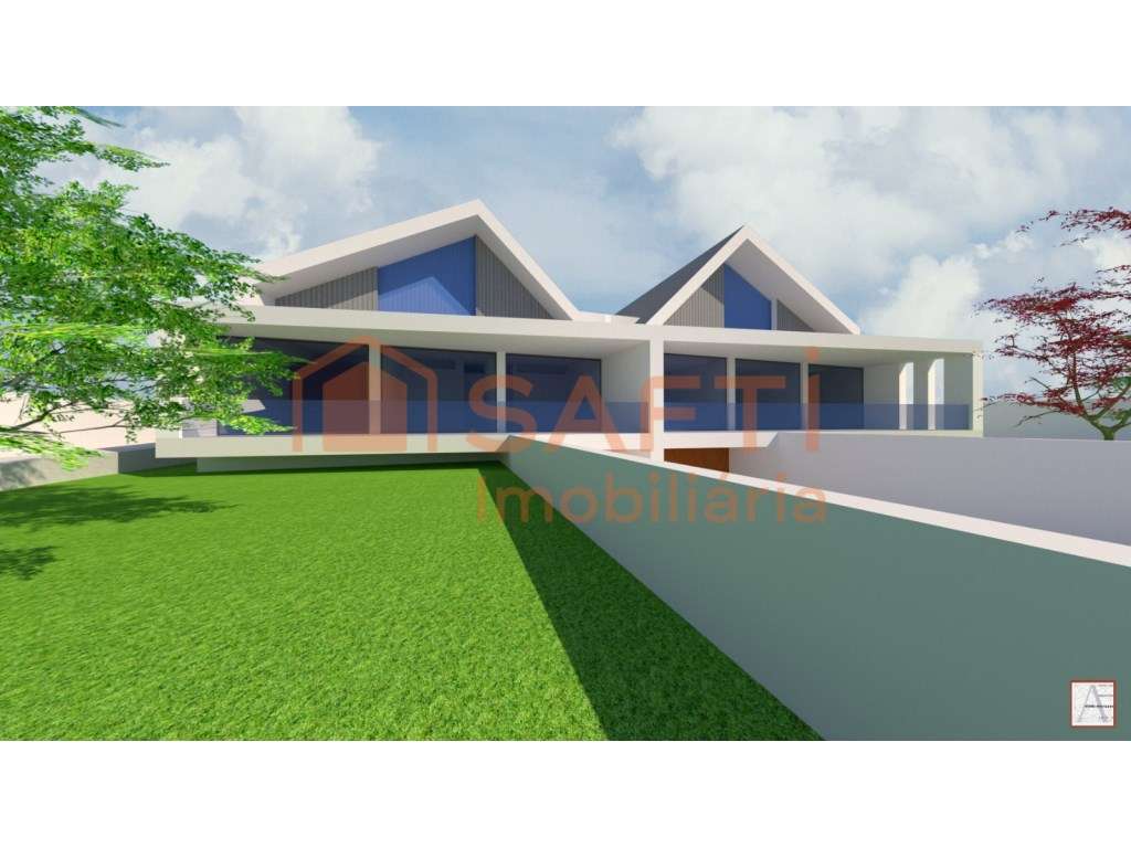 TERRENO URBANO COM PROJETO APROVADO PARA 2 MORADIAS T3+1 EM OVAR - Grande imagem: 2/6