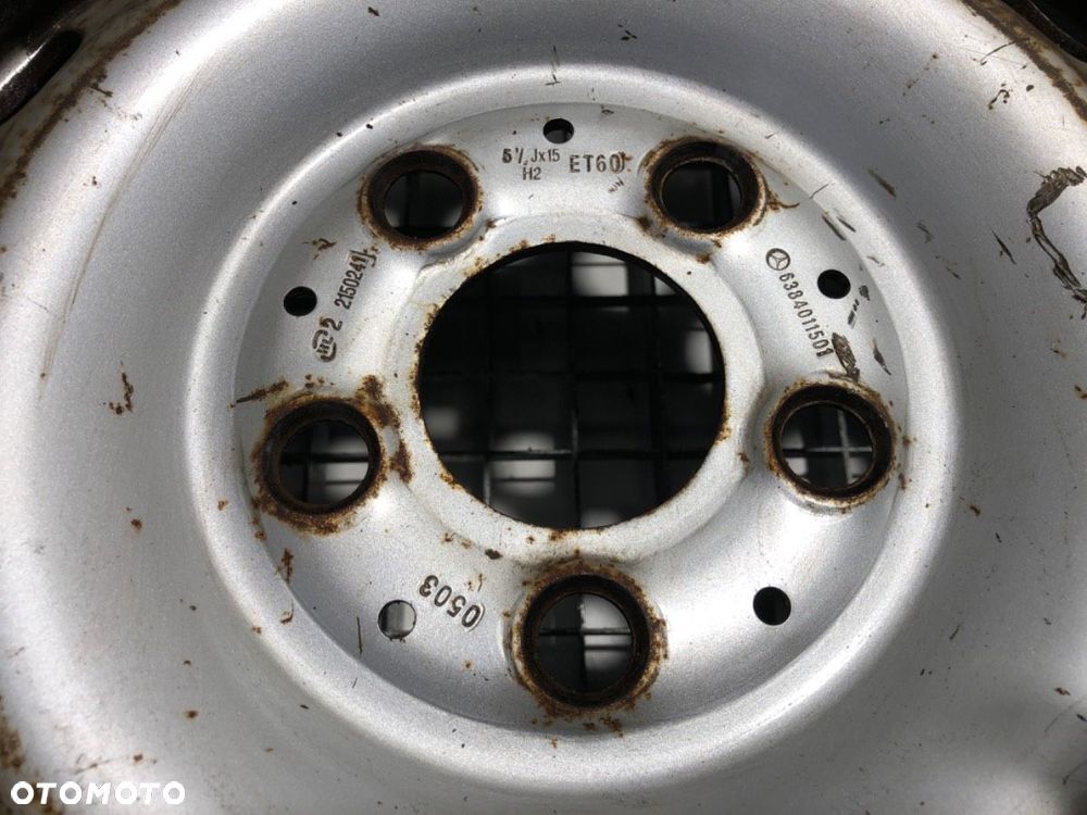 FELGA STALOWA 15 5,5J  MERCEDES-BENZ VITO Autobus (W638) 1996 - 2003 108 CDI 2.2 (638.194) 60 kW [82 - 2