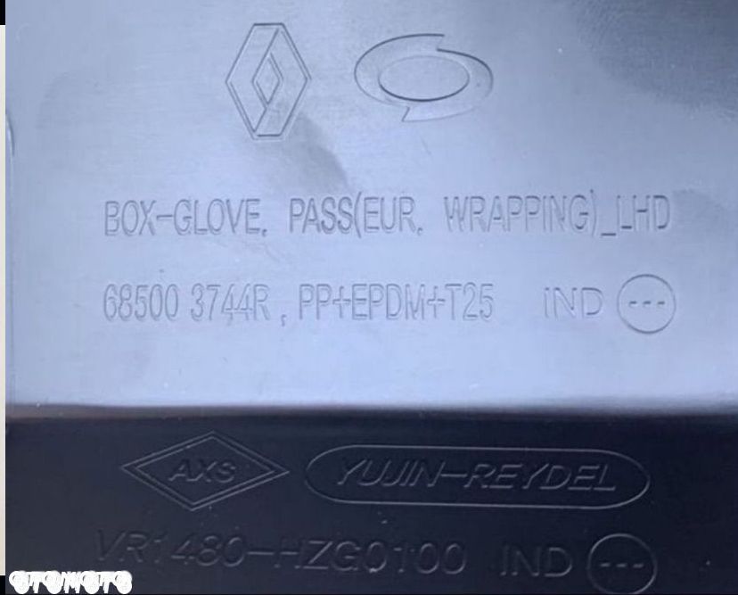 685003744R schowek pasażera initiale Paris renault koleos II lift - 3