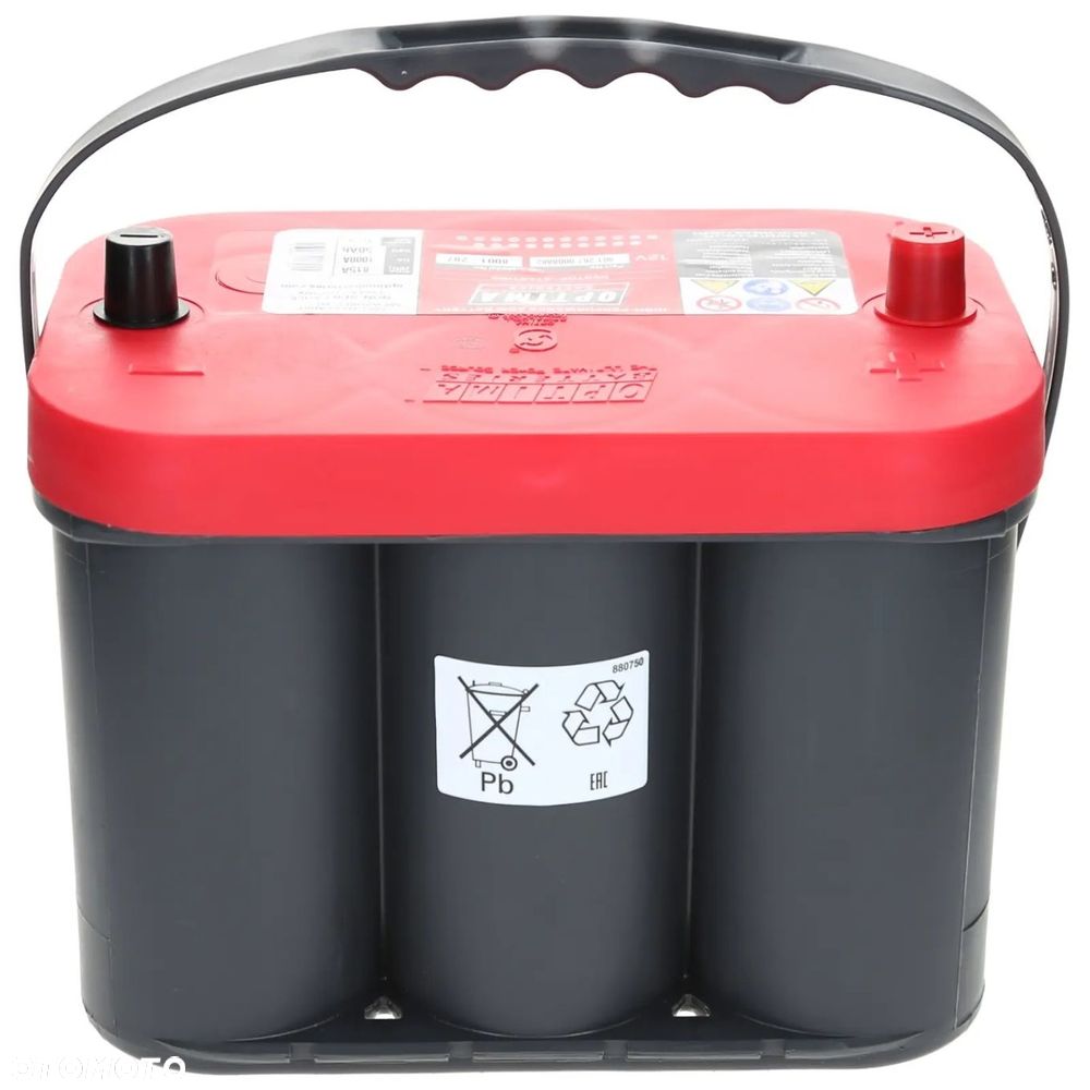 Akumulator OPTIMA RED TOP RTC 4.2 12V 50Ah/815A AGM - 6