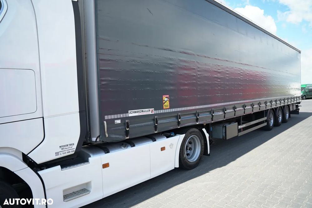 Scania S 530 / V8 / RETARDER / MEGA KIT / PLATĂ JOSĂ + KRONE / PUNTE RIDICATĂ / SAF - 9