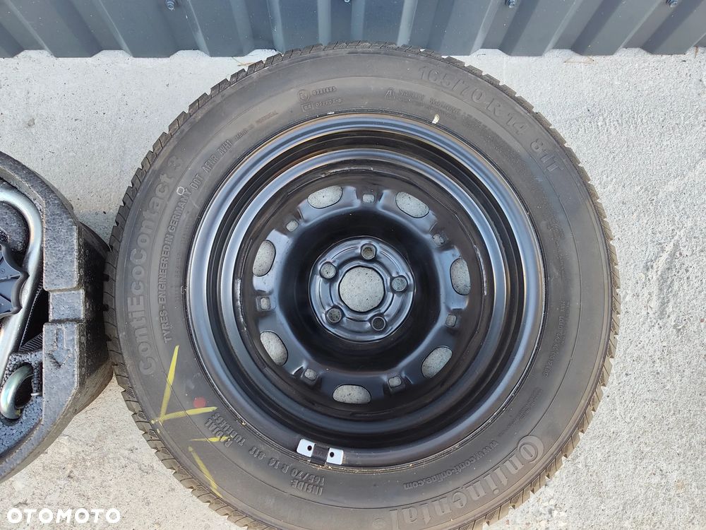 SKODA FABIA II 1.2 benzyna 07- KOŁO ZAPAS WKŁAD KLUCZ LEWAREK 5X100 - 10