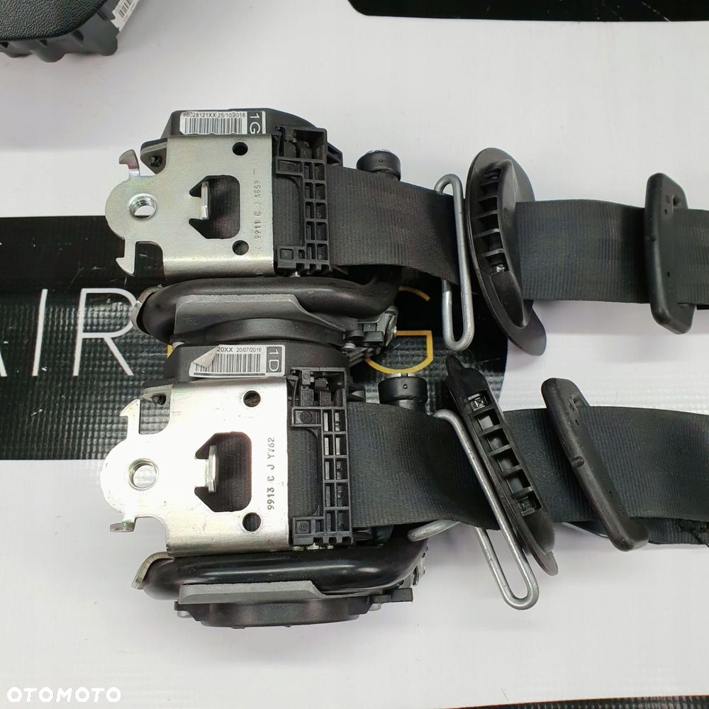 308 T9 KOKPIT DESKA KONSOLA PULPIT PODUSZKA AIRBAG AIR BAG PASY KIT SET - 5