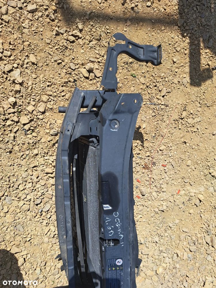 Skoda Octavia II pas przedni kompletny 1.8 tsi chłodnice belka pod zderzak wzmocnienie - 5