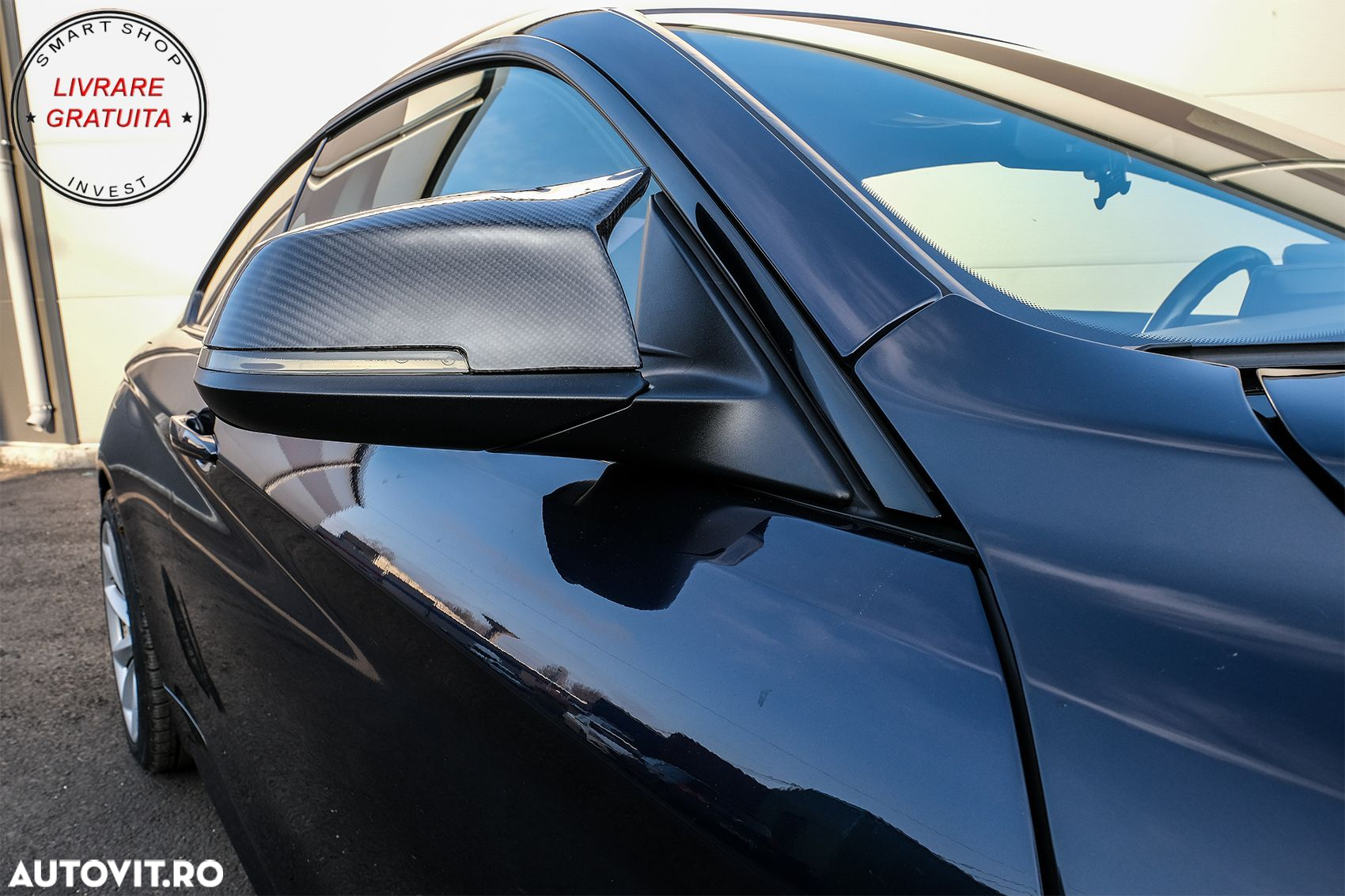 Capace oglinzi BMW Seria 1/2/3/4 Carbon Real- livrare gratuita - 9