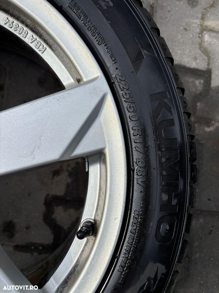Set Jante/Set roti Audi A4 B9 225/50/17 cauciucuri KUMHO - 4