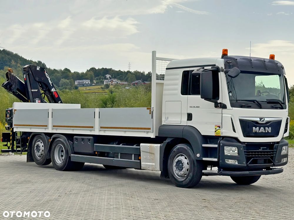 MAN TGS 26.460 * SKRZYNIA 7,25 m * HIAB X HIDUO 188 B - 3 + PILOT* STAN BDB - 4