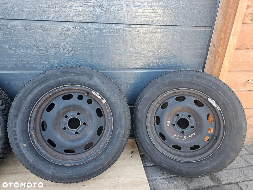 KOŁA FELGI STALOWE 15 OPONY WIELOSEZONOWE OPEL VECTRA C SIGNUM ASTRA H MERIVA B ZAFIRA A B 5x110 ET33 195/65/15 - 2