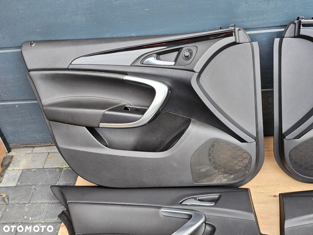 FOTELE KANAPA PÓŁ SKÓRA GRZANE BOCZKI OPEL INSIGNIA A HATCHBACK SEDAN KOMBI EUROPA - 21