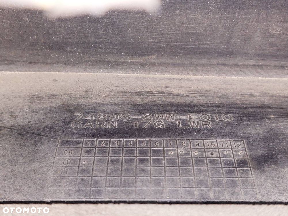 BLENDA NAKŁADKA KLAPY BAGAŻNIKA HONDA CR-V III B548P 74895-SWW-E010 - 5