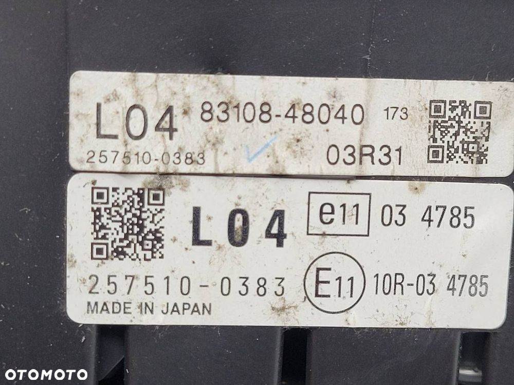 WYŚWIETLACZ HEAD UP LEXUS RX 450H 257510-0383 83108-48040 ORYGINAŁ - 7