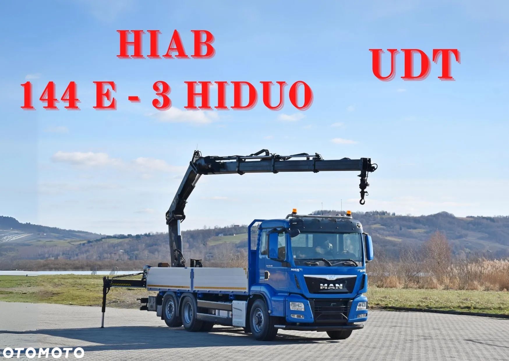 MAN TGS 26.480 * HIAB 144 E - 3 HIDUO + PILOT / 6x4 * STAN BDB - 1
