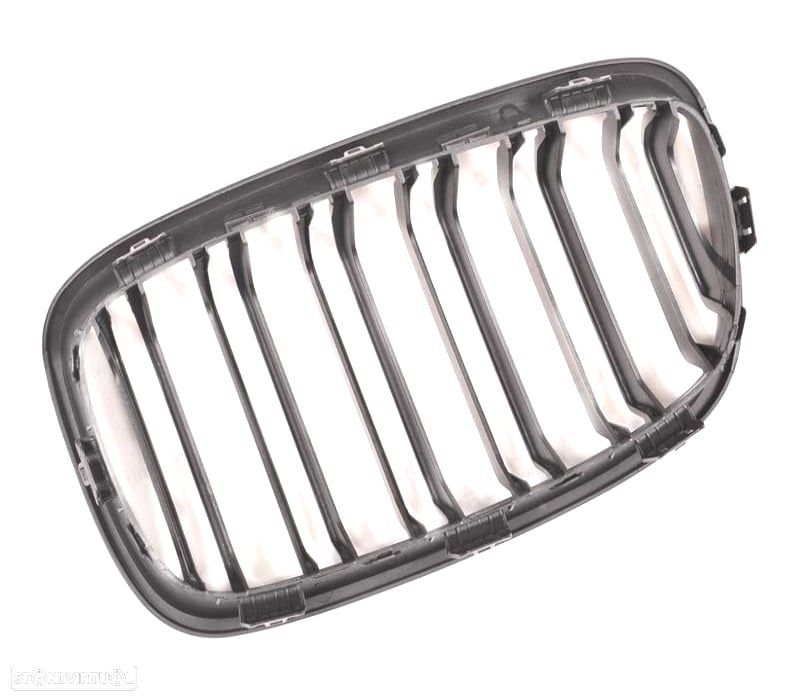 GRELHAS FRONTAIS DUPLAS BMW F20 PRE-LCI 11-15 LOOK M1 PRETO MATE - 3