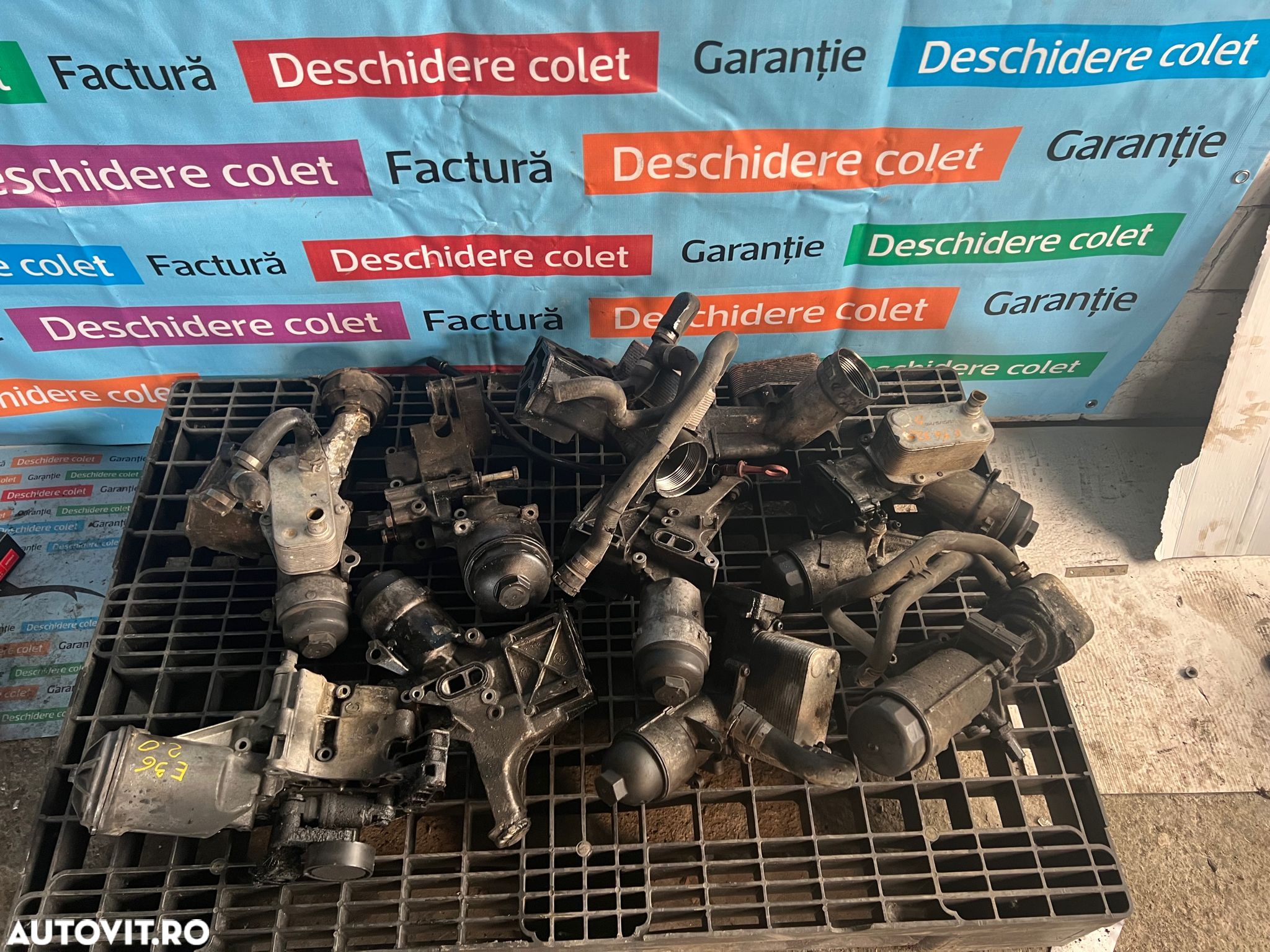 Carcasa filtru ulei termoflot BMW E60 E90 E87  E36 E46 E39 benzina si diesel - 1