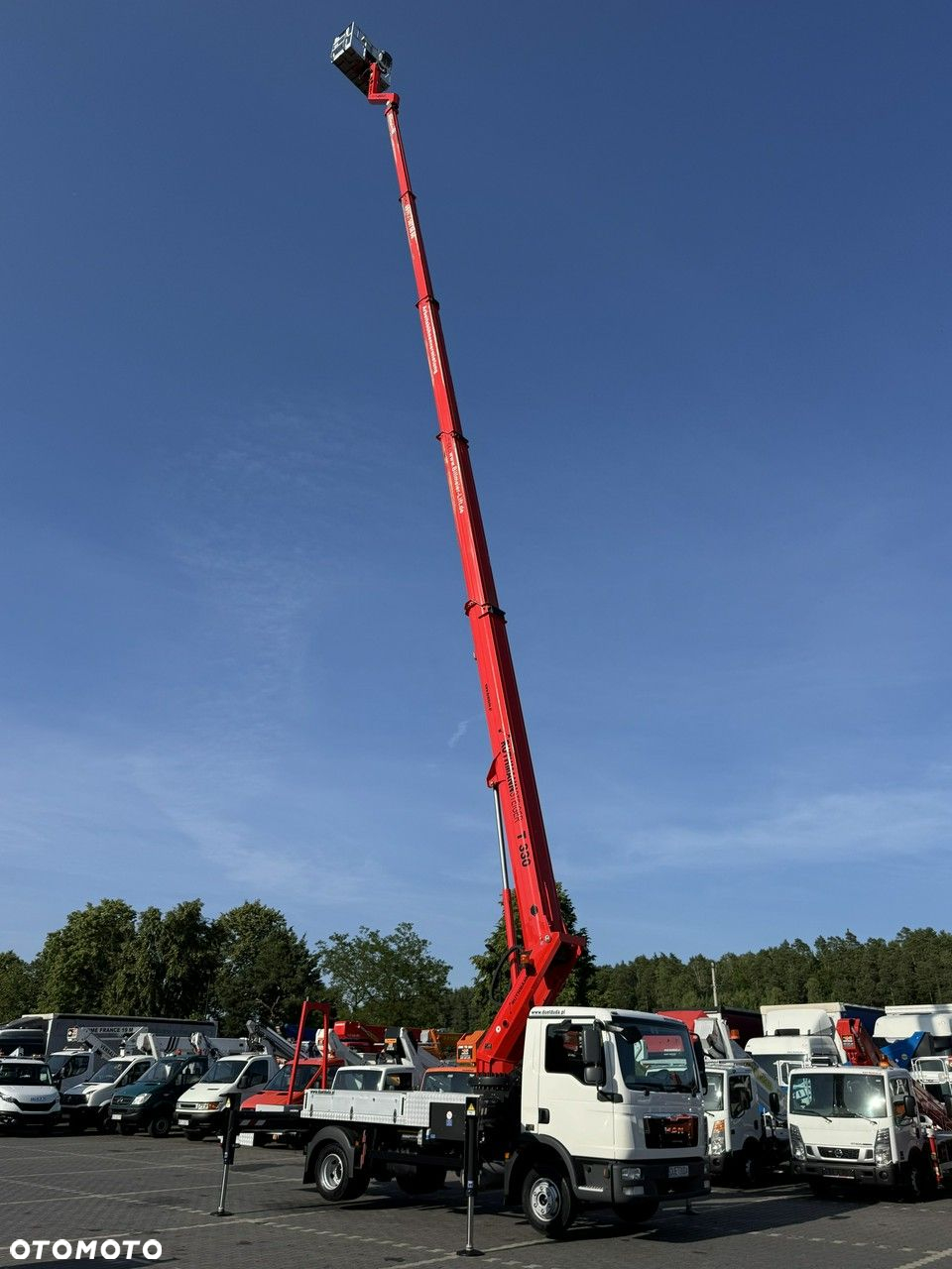 MAN TGL 7.150 Zwyżka Ruthmann T330 33-Metry DMC 7500KG 21m w Bok - 8