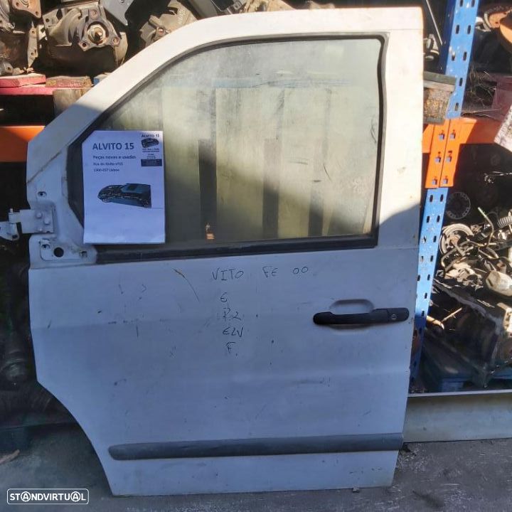 Porta frente esquerda Mercedes Vito 2000 branca - 1