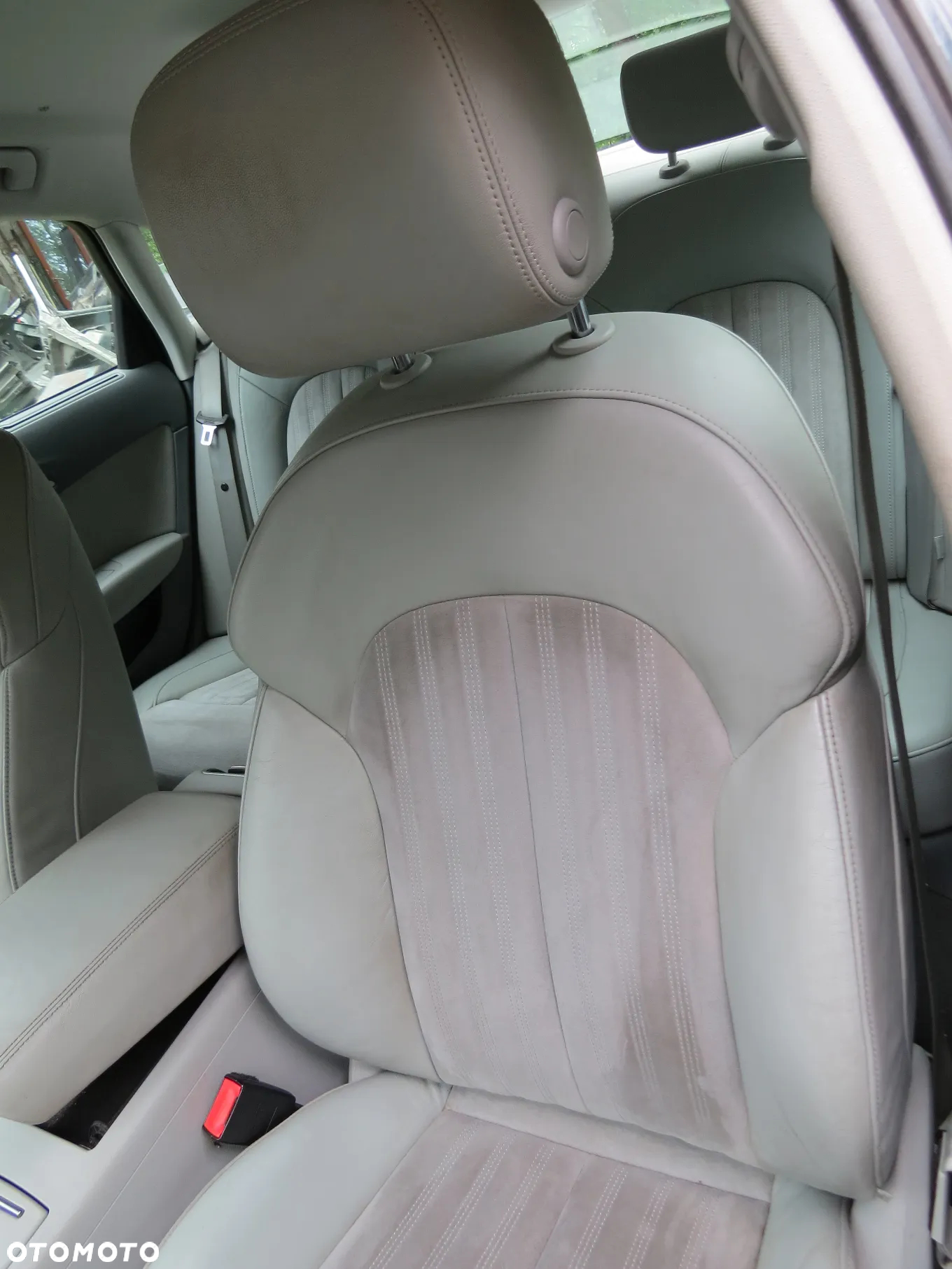 FOTELE SIEDZENIA ALCANTARA GRZANE KOMPLET EUROPA SEDAN AUDI A6 C7 - 4