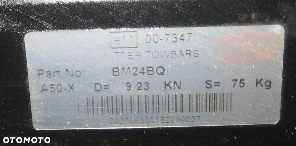 hak kula zaczep + kluczyk odpinany brak - 3