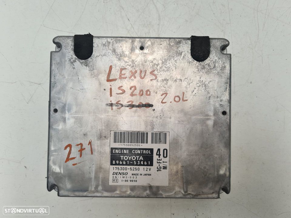 CENTRALINA DENSO ORIGINAL 8966153461 1753005250 5250 TOYOTA LEXUS IS200 2.0 SPORT 4DR - 2