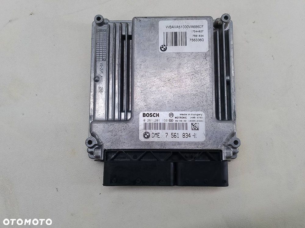 KOMPUTER, STEROWNIK BMW E90 7561834-01 0261201159  BOSCH 2.0 16V - 2