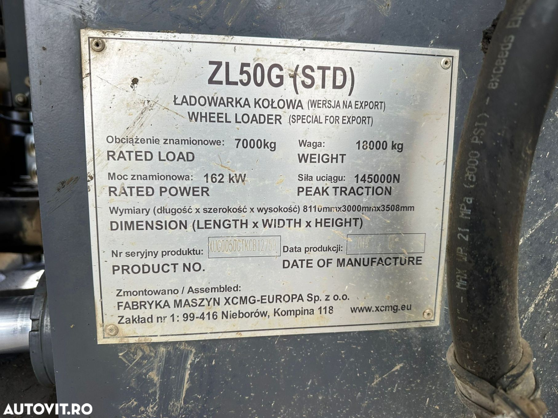 XCMG ZL50G Incarcator Frontal - 4