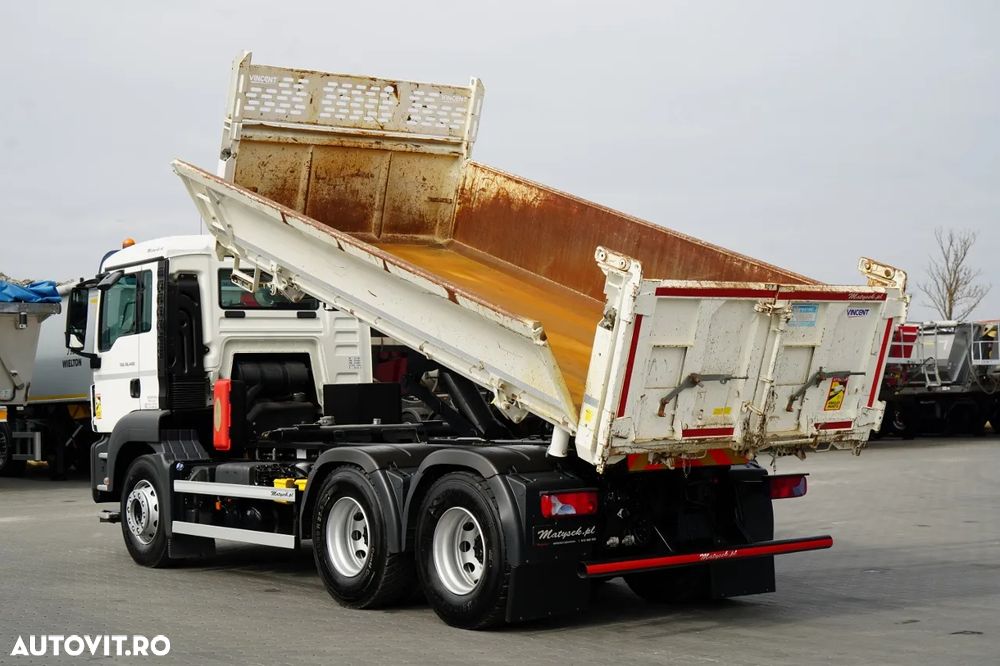 MAN TGS 26.400 / 6X4 / BASCULATOR DUBLĂ / HYDRODOLTA / AUTOMAT / EURO 6 - 4