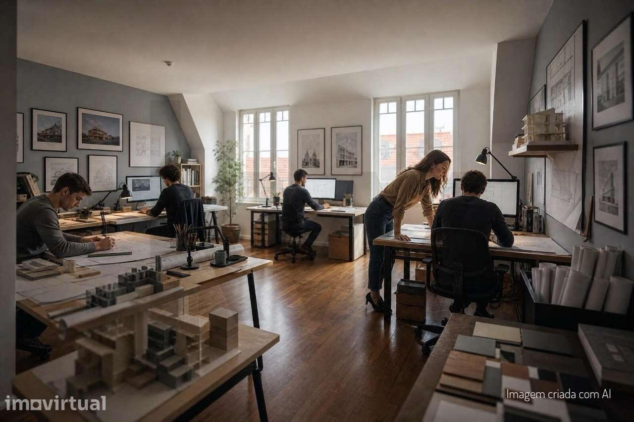 Arrenda-se Escritório no Edifício Espaço Chiado | Vista Rio | Rua Mise - Grande imagem: 3/37