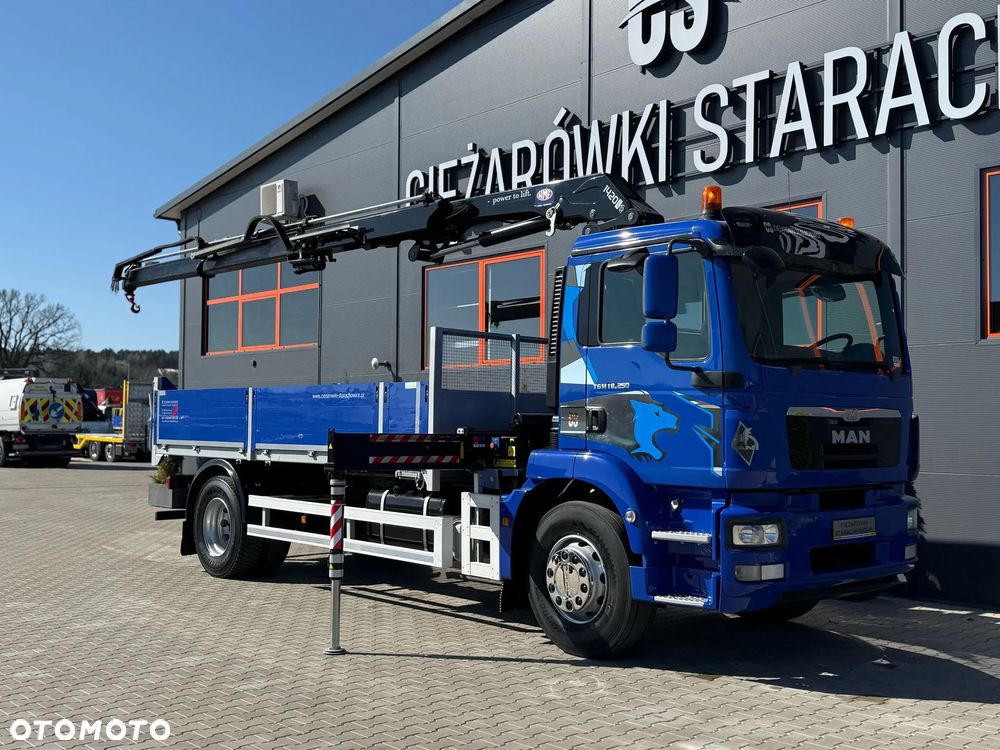 MAN TGM TGL TGS 18.250 // wywrotka // skrzynia // HDS HMF z pilotem // 4x2 // budowlanka // kiper wywrot żuraw dzwig kran crane - 20