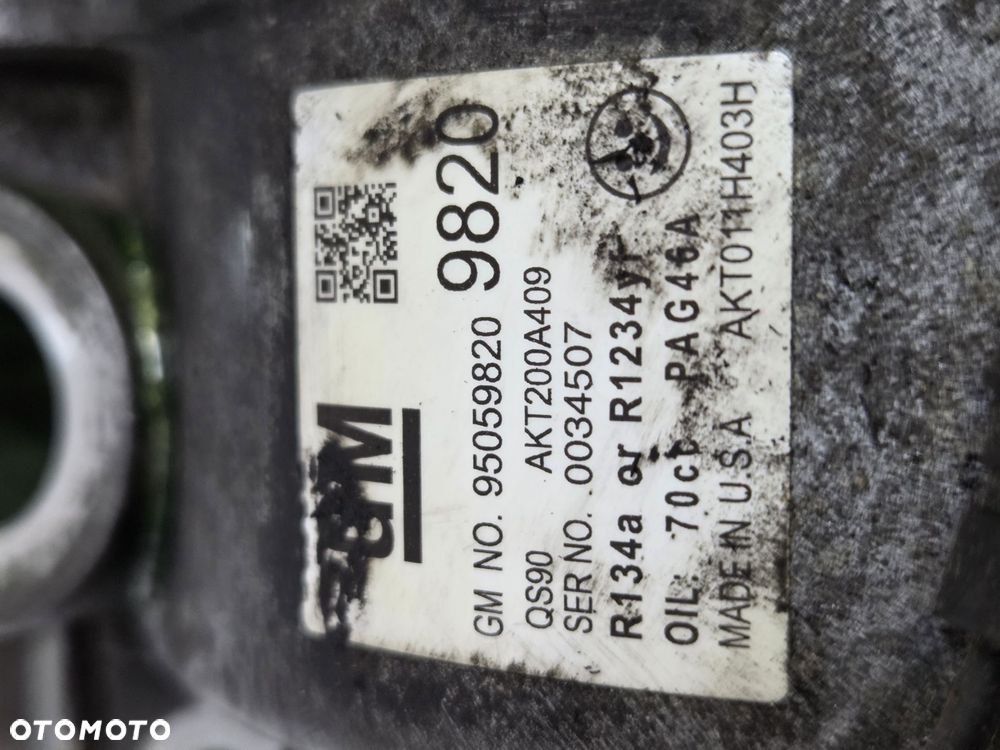 SPRĘŻARKA KLIMATYZACJI OPEL MOKKA A 1.7 CDTI 95059820 - 7