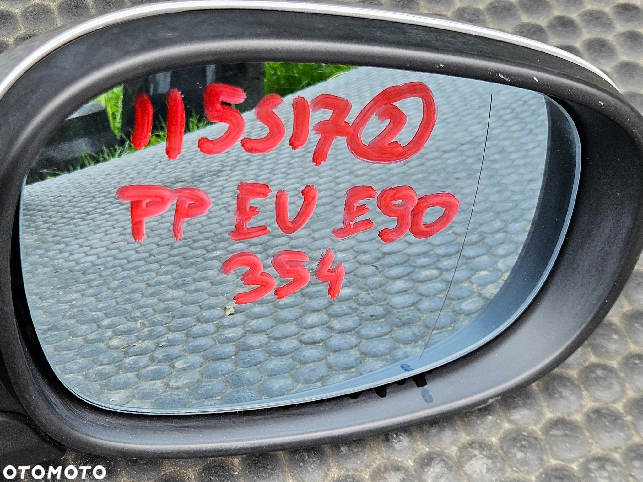 Lusterko Lusterka Zewnetrzne 5 pin Srebrne 354 Titansilber Europa BMW 3 E90 E91 LCI Lift 2009r - 23