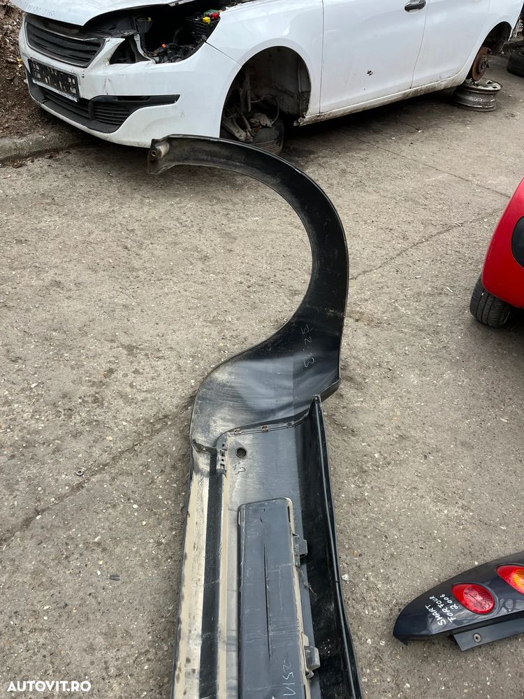 Aripa dreapta spate Smart ForFour negru 2007 - 9