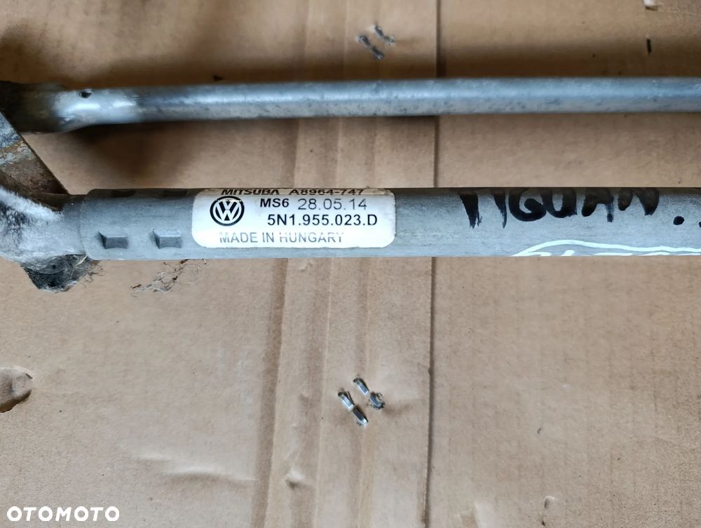 VW TIGUAN I 5N MECHANIZM WYCIERACZEK EUROPA 5N1955023D - 3