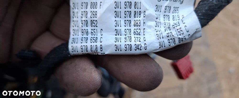 SKODA SUPERB III laurin & klement INSTALACJA WNĘTRZA WIĄZKA KABINY - 5