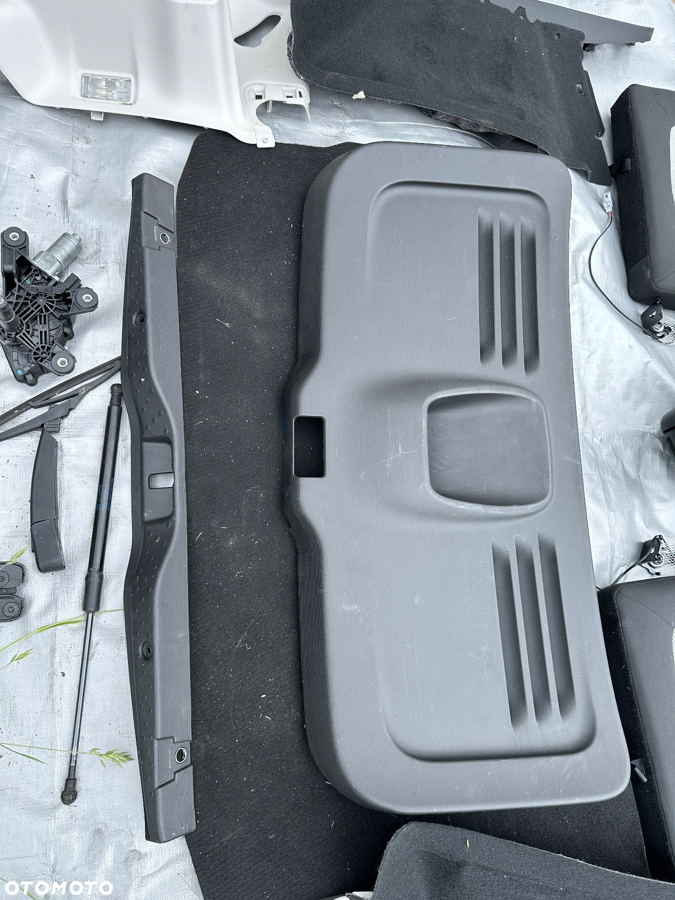 Smart 453 forfour tapicerka osłona słupek siedzisko listwa panel osłona plastik - 8