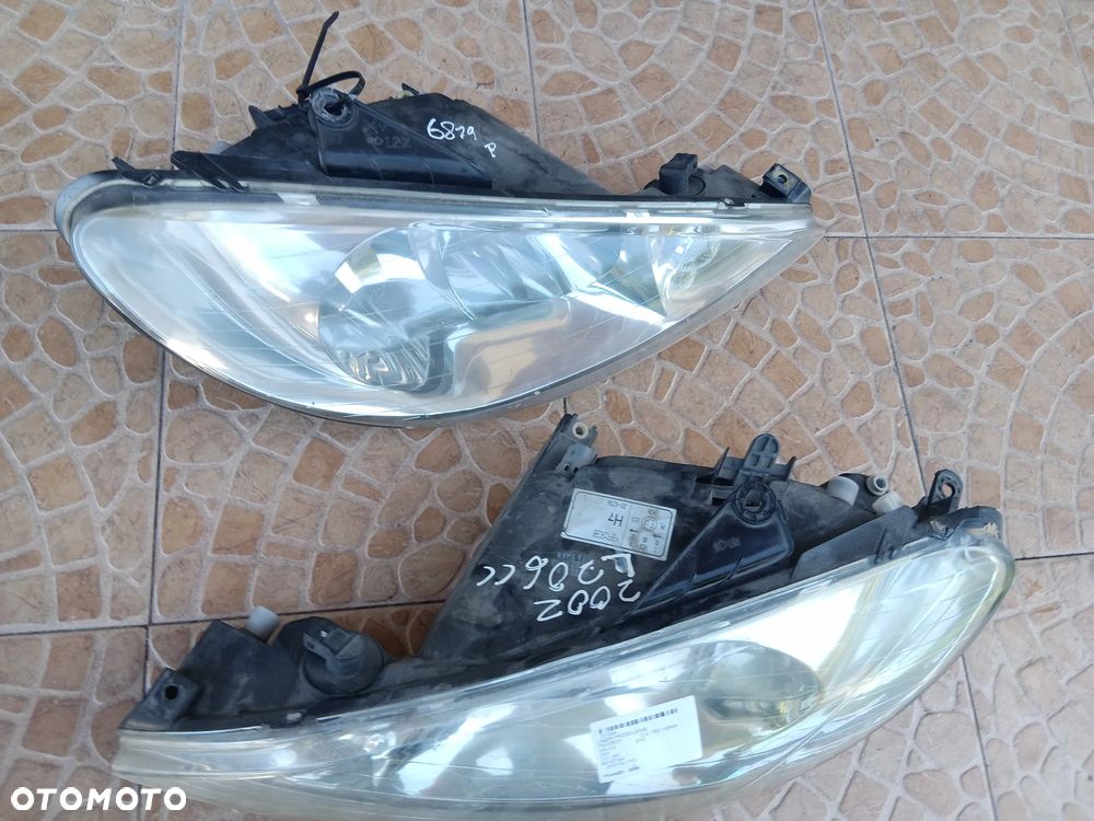 PEUGEOT 206 CC lampa przód przednia LIFT - 2